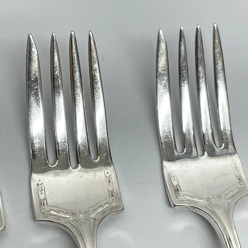 Oneida Adelphi Silverplate Heirloom Plate 1922 Silverware Flatware Set Art Deco